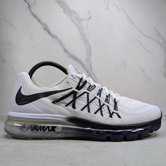 Nike Other - Nike Air Max Mens Running Shoes 8.5 Black White Sneakers White Black CD7625-100